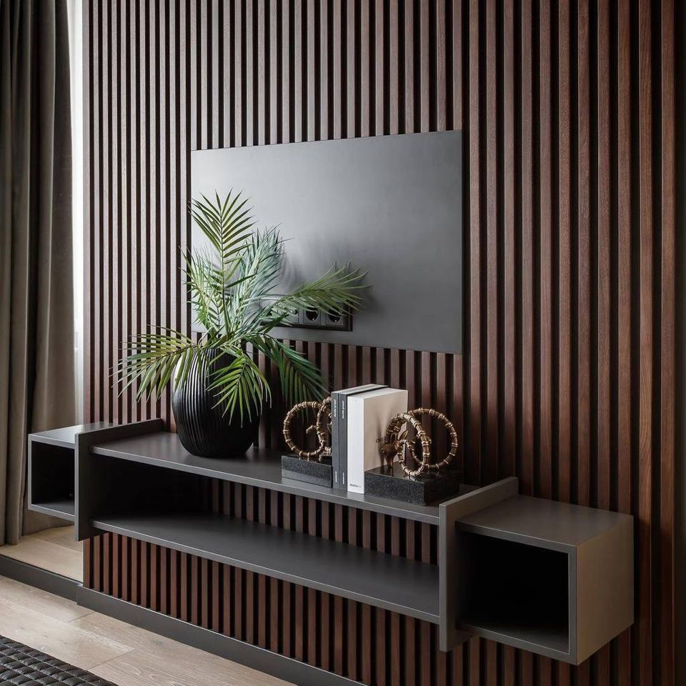 Akupanel Gerookt Eiken Hout 300x60 cm