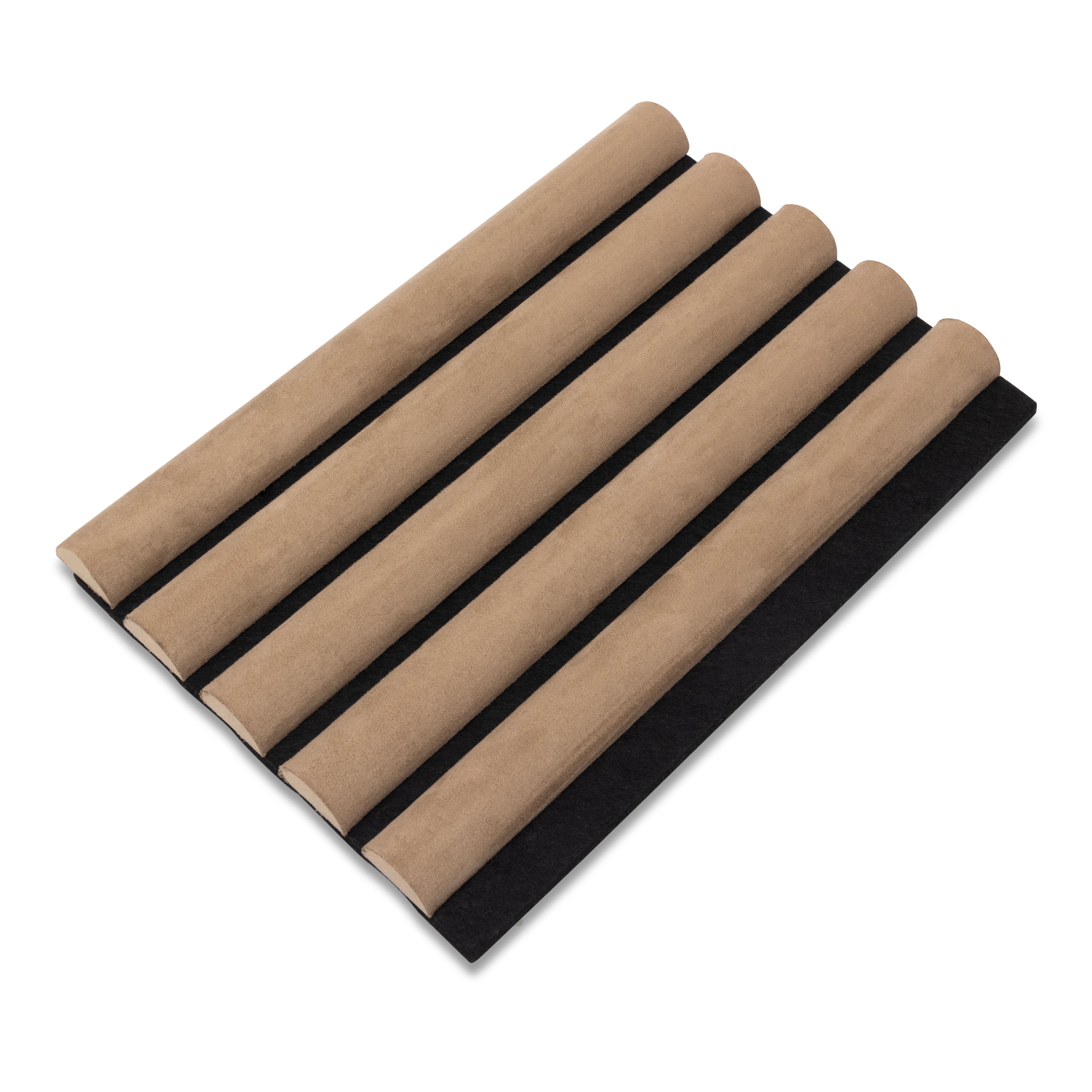 Taupe suede 260x60cm