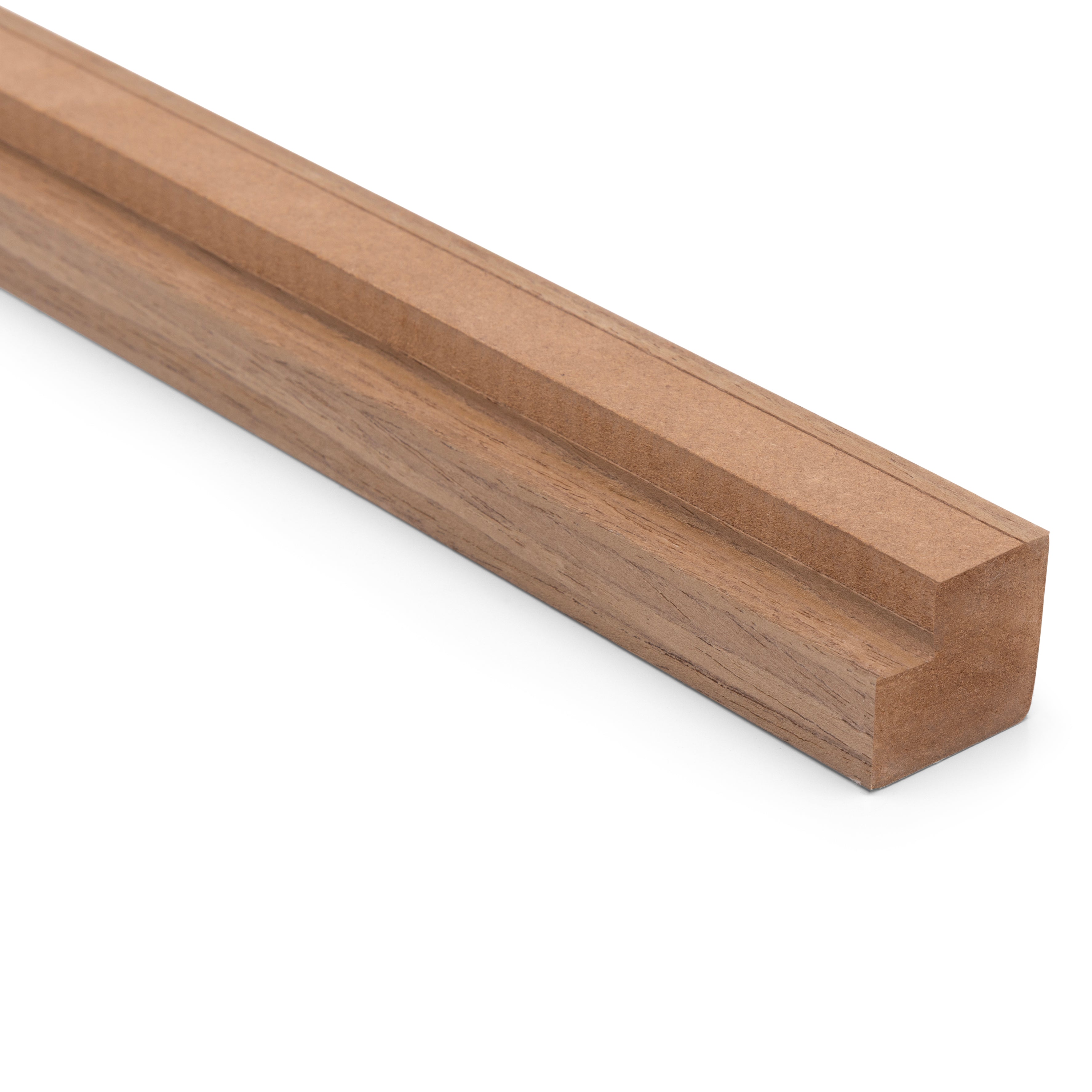 AkuPanel End Slat Mocha Wood 260cm