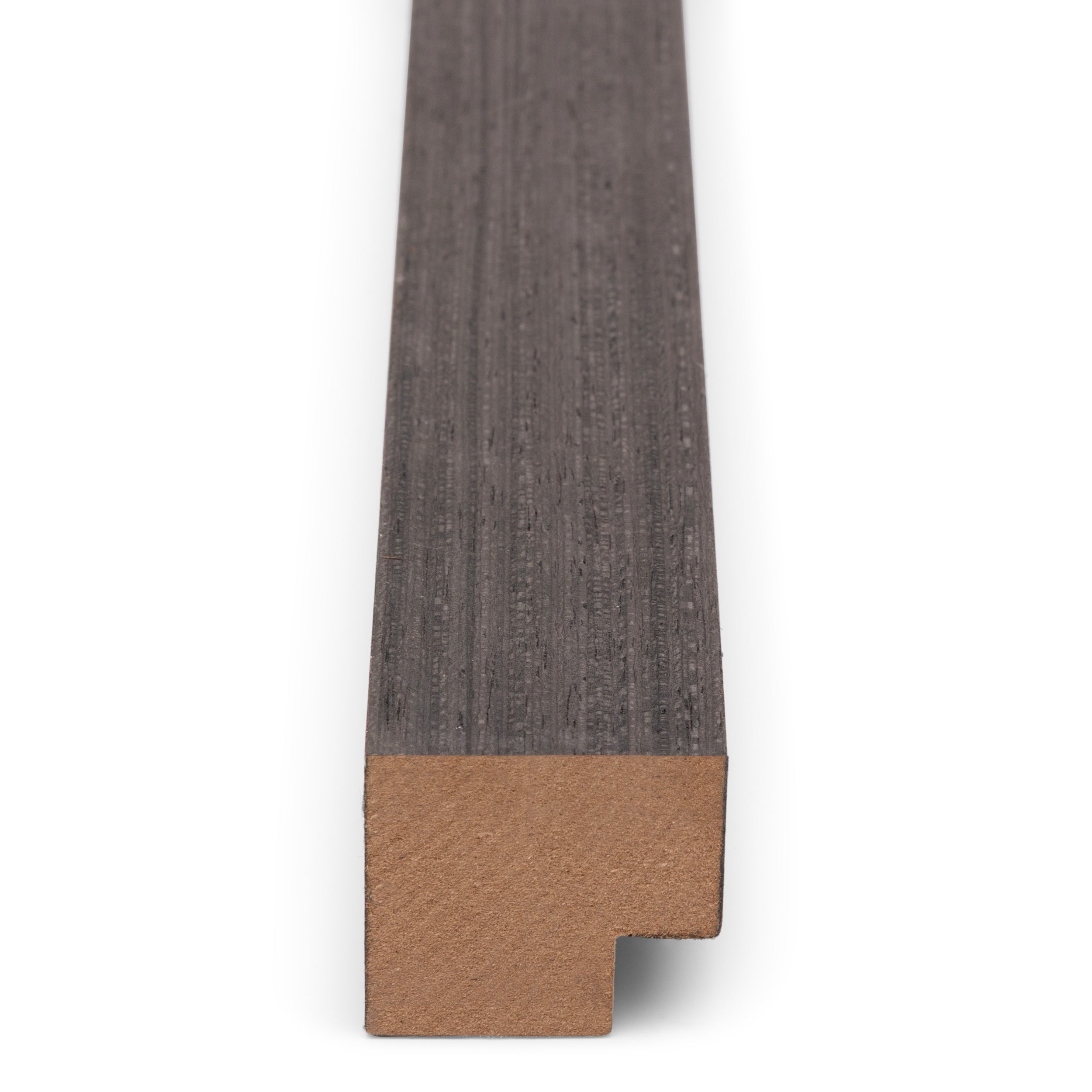 AkuPanel End Strip Black Oak Wood 260cm