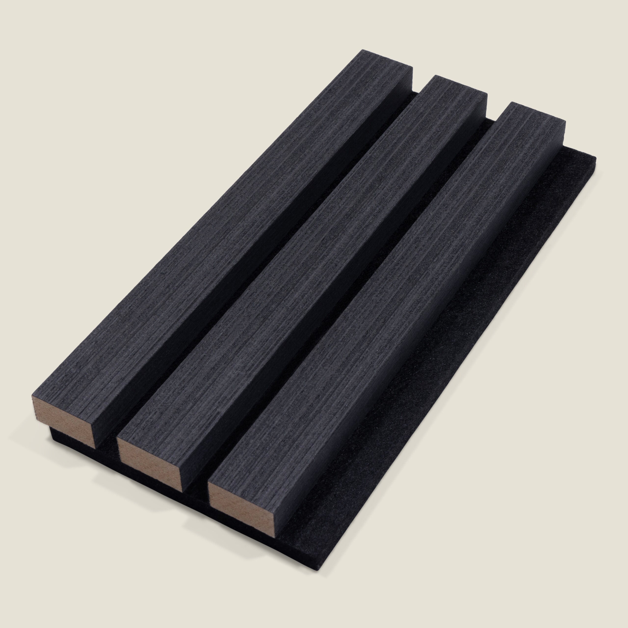 Akupanel Zwart Eiken Hout Sample